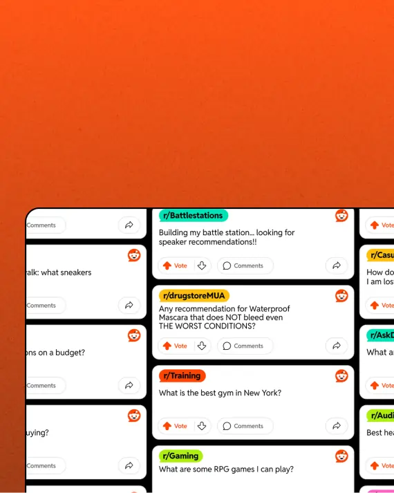 Reddit integration background